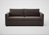 Palermo 3 Seater Sofa Nobilis Velvet Sable / Walnut and Brass
