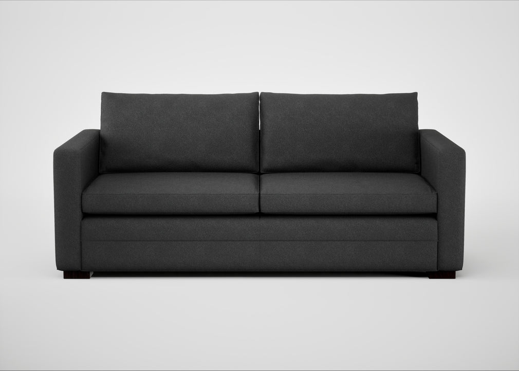 Palermo 3 Seater Sofa St Moritz Wool Grey / Black