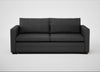 Palermo 3 Seater Sofa St Moritz Wool Grey / Walnut and Brass