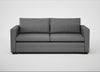 Palermo 3 Seater Sofa St Moritz Wool Light Grey / Walnut