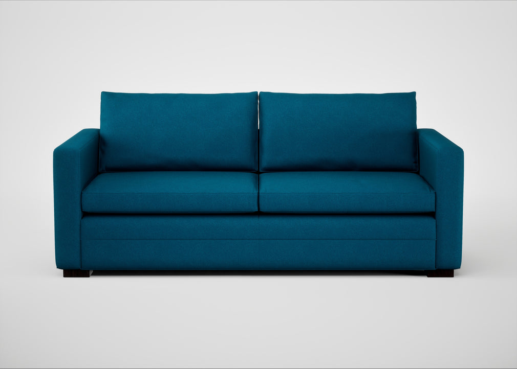 Palermo 3 Seater Sofa St Moritz Wool Teal / Black