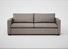 Palermo 4 Seater Sofa Leather Grain Light Grey 060 / Black