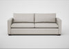 Palermo 4 Seater Sofa Leather Grain White 000 / Black