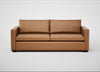 Palermo 4 Seater Sofa Leather Stonewash Toffee 277 / Black