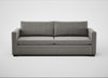 Palermo 4 Seater Sofa Nobilis Velvet Dolphin / Walnut