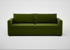 Palermo 4 Seater Sofa Nobilis Velvet Leaf / Walnut