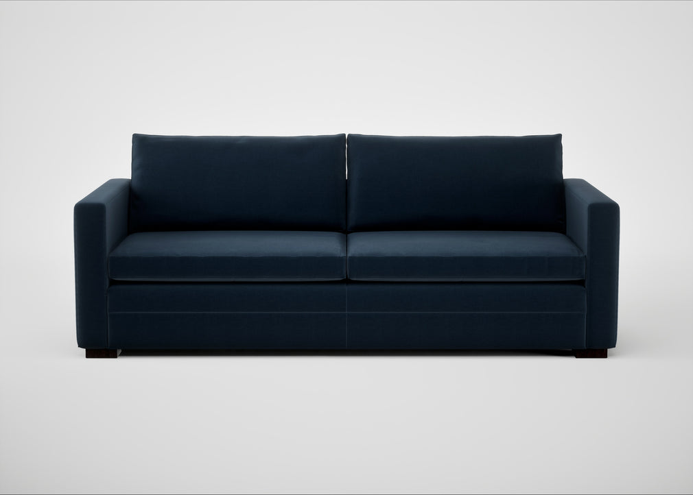 Palermo 4 Seater Sofa Nobilis Velvet Night / Black