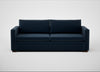 Palermo 4 Seater Sofa Nobilis Velvet Night / Walnut and Brass