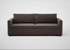 Palermo 4 Seater Sofa Nobilis Velvet Sable / Walnut