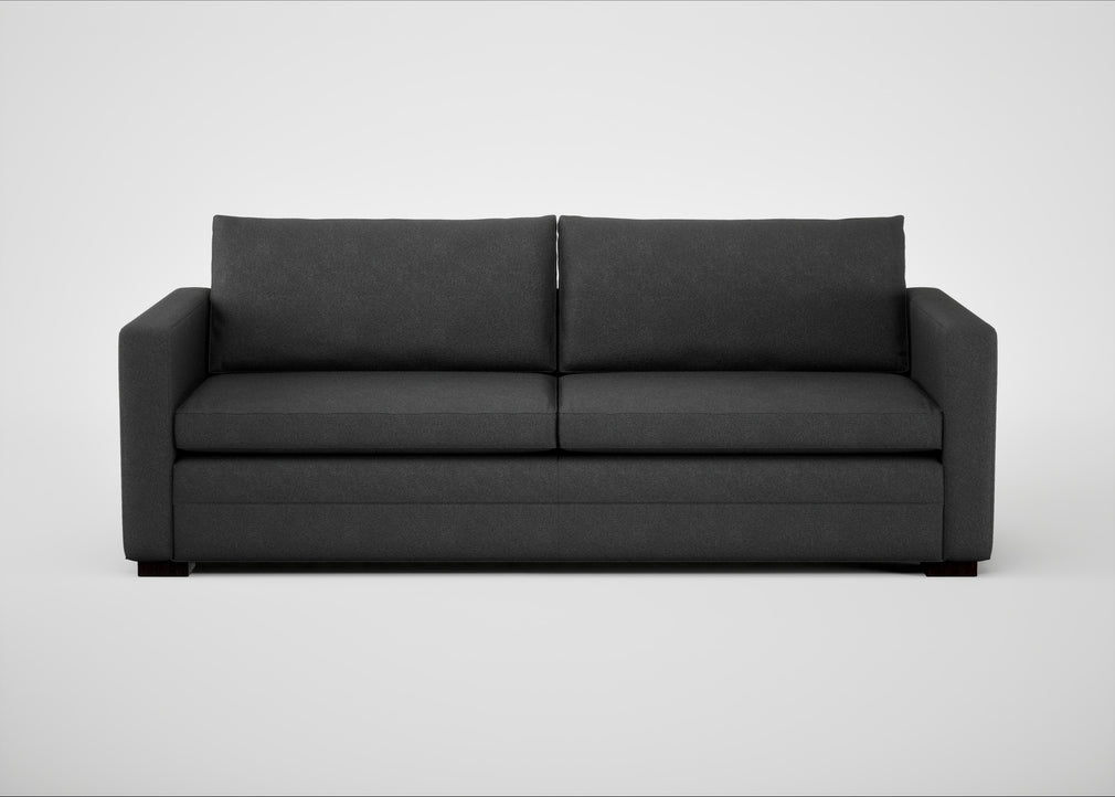 Palermo 4 Seater Sofa St Moritz Wool Grey / Black