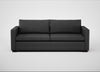 Palermo 4 Seater Sofa St Moritz Wool Grey / Walnut