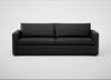 Palermo 5 Seater Sofa Leather Grain Graphite 063 / Black