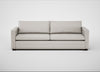 Palermo 5 Seater Sofa Leather Grain White 000 / Black