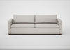Palermo 5 Seater Sofa Leather Grain White 000 / Walnut