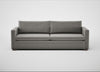 Palermo 5 Seater Sofa Nobilis Velvet Dolphin / Walnut
