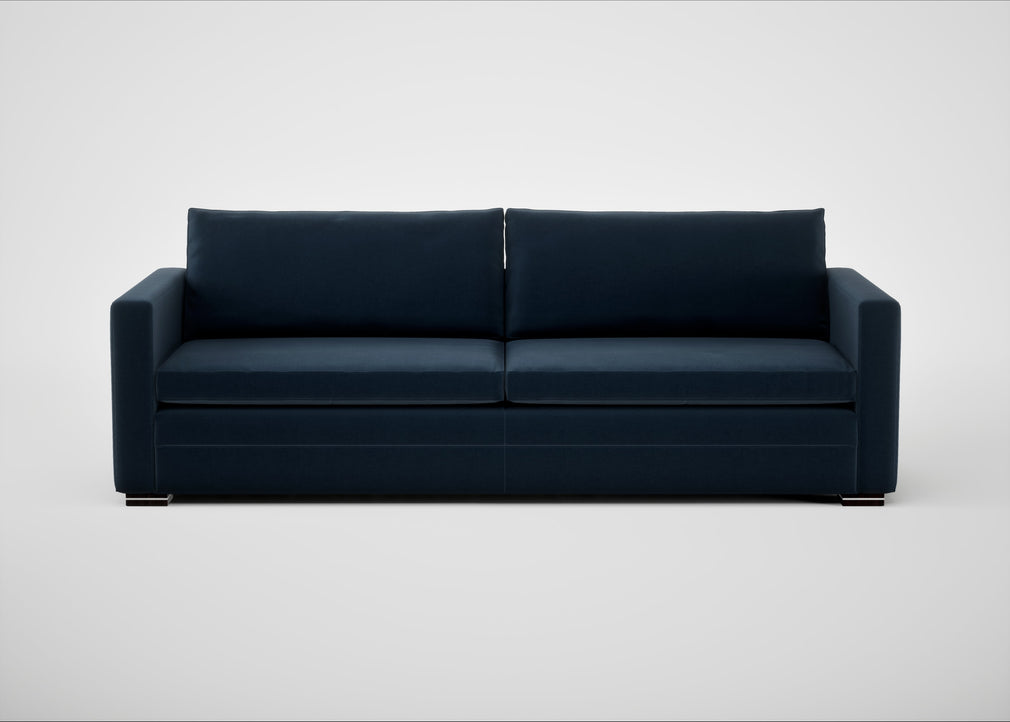 Palermo 5 Seater Sofa Nobilis Velvet Night / Black