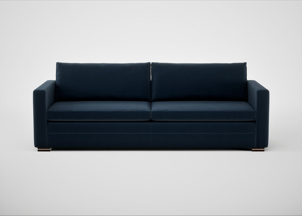Palermo 5 Seater Sofa Nobilis Velvet Night / Walnut