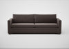 Palermo 5 Seater Sofa Nobilis Velvet Sable / Black