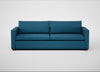 Palermo 5 Seater Sofa St Moritz Wool Blue / Walnut