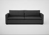 Palermo 5 Seater Sofa St Moritz Wool Grey / Black