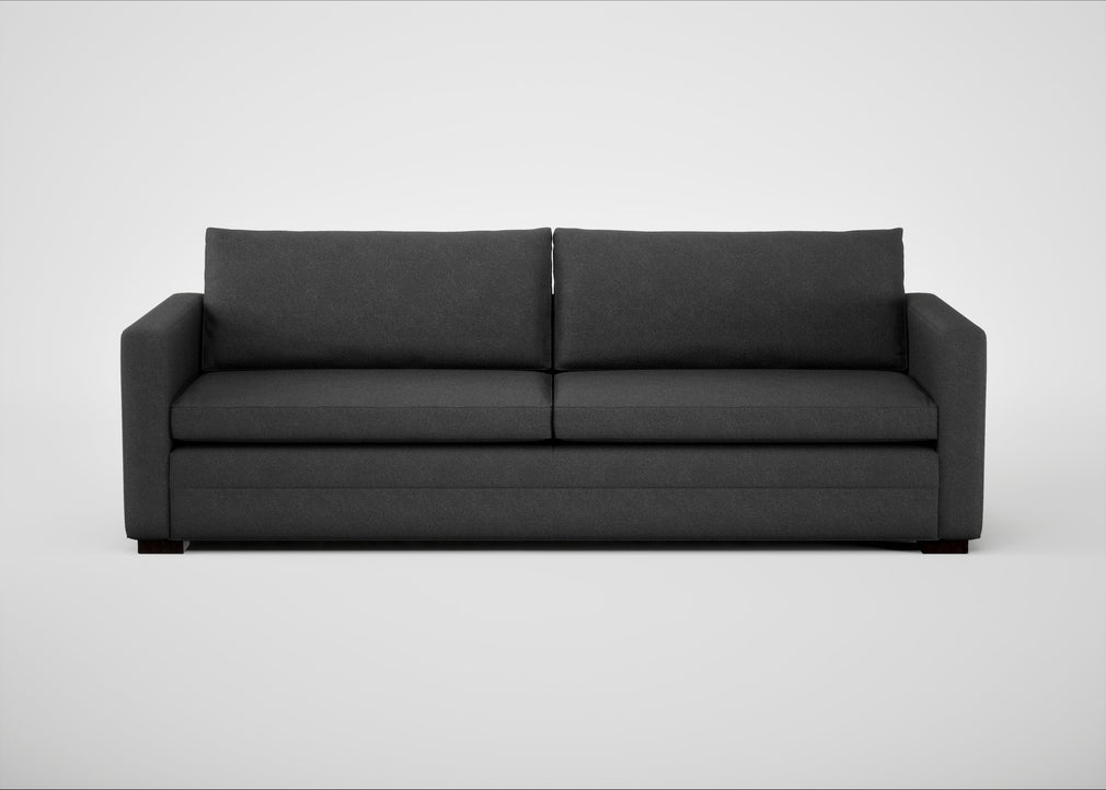 Palermo 5 Seater Sofa St Moritz Wool Grey / Black