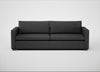 Palermo 5 Seater Sofa St Moritz Wool Grey / Walnut and Brass