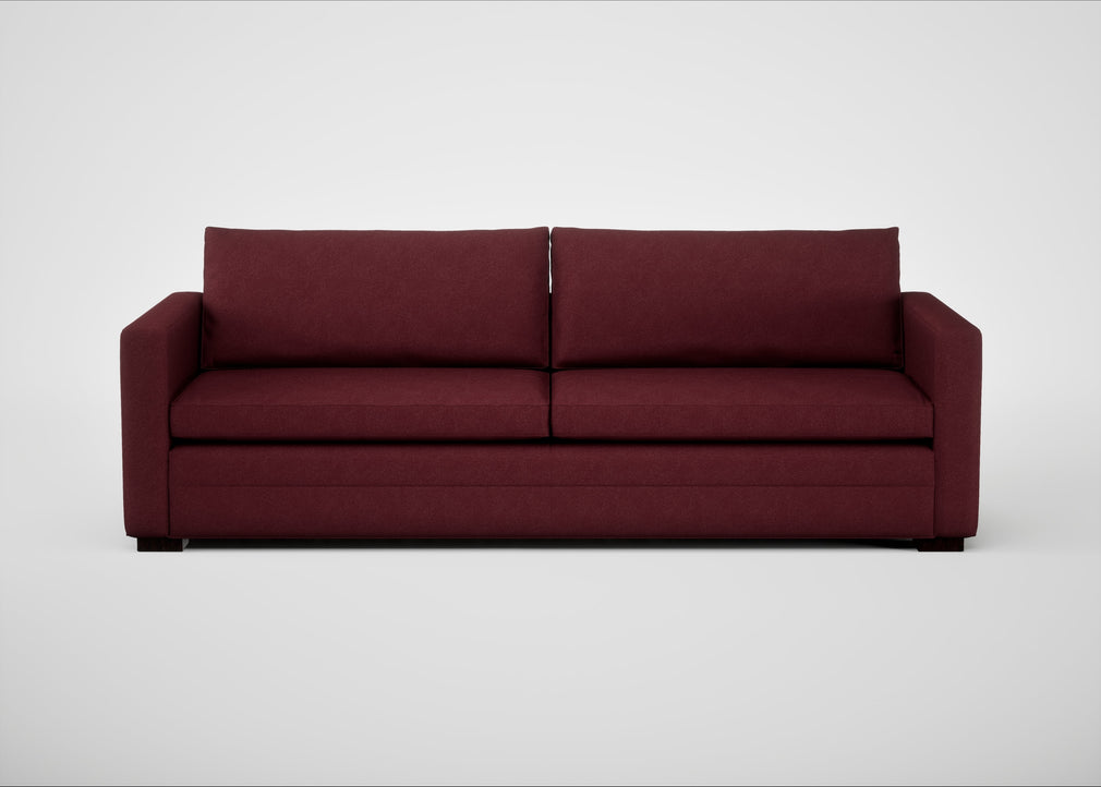 Palermo 5 Seater Sofa St Moritz Wool Red / Black