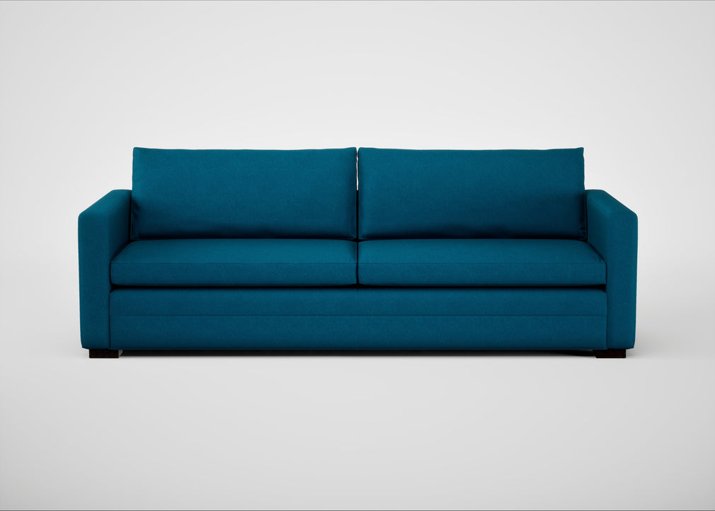 Palermo 5 Seater Sofa St Moritz Wool Teal / Black