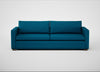 Palermo 5 Seater Sofa St Moritz Wool Teal / Walnut and Brass