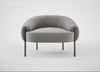 Isola Armchair Nobilis Velvet Dolphin / Bronze
