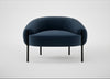 Isola Armchair Nobilis Velvet Night / Black