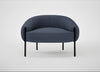 Isola Armchair Loop Boucle Navy / Black