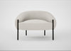 Isola Armchair Loop Boucle Polar / Black
