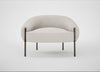 Isola Armchair Loop Boucle Polar / Bronze