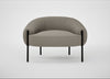 Isola Armchair Loop Boucle Taupe / Black