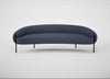 Isola 3 Seater Sofa Loop Boucle Navy / Black