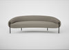 Isola 3 Seater Sofa Loop Boucle Taupe / Black