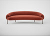 Isola 3 Seater Sofa Nobilis Velvet Rust / Bronze