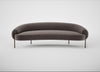 Isola 3 Seater Sofa Nobilis Velvet Sable / Bronze