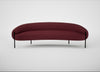 Isola 3 Seater Sofa St Moritz Wool Red / Black
