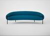 Isola 3 Seater Sofa St Moritz Wool Teal / Black
