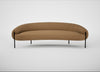 Isola 3 Seater Sofa Siena Cotton Clay / Black