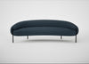 Isola 3 Seater Sofa Siena Cotton Deep Sea / Black