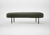 Isola Large Ottoman Loop Boucle Forest / Black