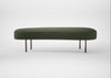 Isola Large Ottoman Loop Boucle Forest / Bronze