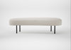 Isola Large Ottoman Loop Boucle Polar / Black