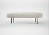 Isola Large Ottoman Loop Boucle Polar / Bronze