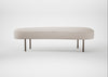 Isola Large Ottoman Siena Cotton Natural / Bronze
