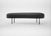 Isola Large Ottoman St Moritz Wool Grey / Bronze