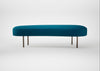 Isola Large Ottoman St Moritz Wool Teal / Bronze